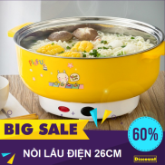 Nồi Lẩu Đủ Size 26cm nắp kiếng Nồi Lẩu Đa Năng Kiểu Dáng Thông Minh Và