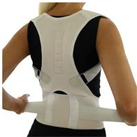 ❦▪ Adjustable Magnetic Posture Back Support Corrector Belt Band Belt Brace Shoulder Lumbar Strap Pain Relief Posture Waist Trimmer