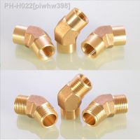 【YF】❉  1/8  1/4  3/8  1/2  BSP Female Male Thread Pipe Fitting 45