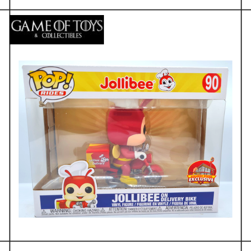 funko pop jollibee on delivery bike