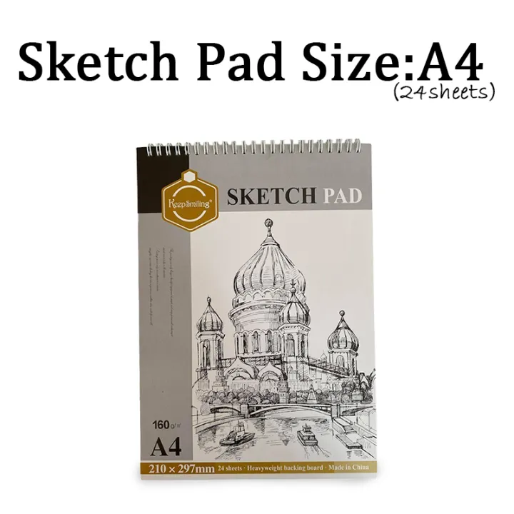 24 Sheets A4 Sketch Pad Lazada PH