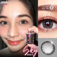 ร้านเลนส์สวยคอนแทคWink รุ่น Sky  /สีGray สีเทา/สี Brownน้ำตาล มีค่าสายตาและปกติ มี อย.ไทยของแท้100%(สุดHit ขายดี)