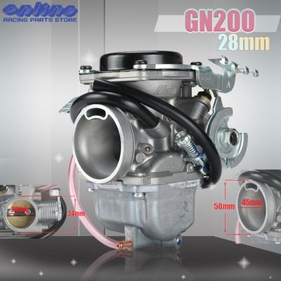 สำหรับ Wangjiang Suzuki GN 200 GN200 GS200 GN200 JIANSHE Qingqi 250 JS250 QM250GY คาบูเรเตอร์มอเตอร์ไซค์มอเตอร์ไซค์วิบาก28มม.