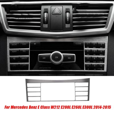 3Pcs Car Frame Accessories Car Control Panel Frame for Mercedes Benz E Class W212 E200L E260L E300L 14-2015