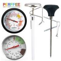 ✲◙♛ 5-Inch Dial Probe Thermometer 0-100 °C Milk Coffee Thermometer Instant Read Stainless Steel for Kitchen Food Cooking Milk Coffee