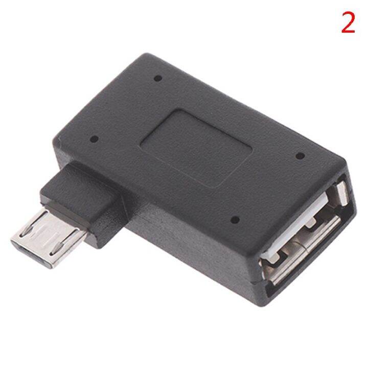 Micro Adapter USB 2.0 Female To Male Micro OTG Power Supply Port 90 Degree Right Angled USB OTG