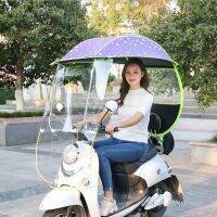 【LZ】 Sunshade Universal Electric Motorcycle Rain Cover Canopy Awning Rainproof Sunscreen For Scooters Battery Car Motorcycle