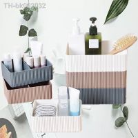 卐☇✺ 2 Grid Makeup Storage Box Plastic Home Office Bathroom Storage Box Desktop Sundries Organizer Case Cosmetic Closet Bin Holder