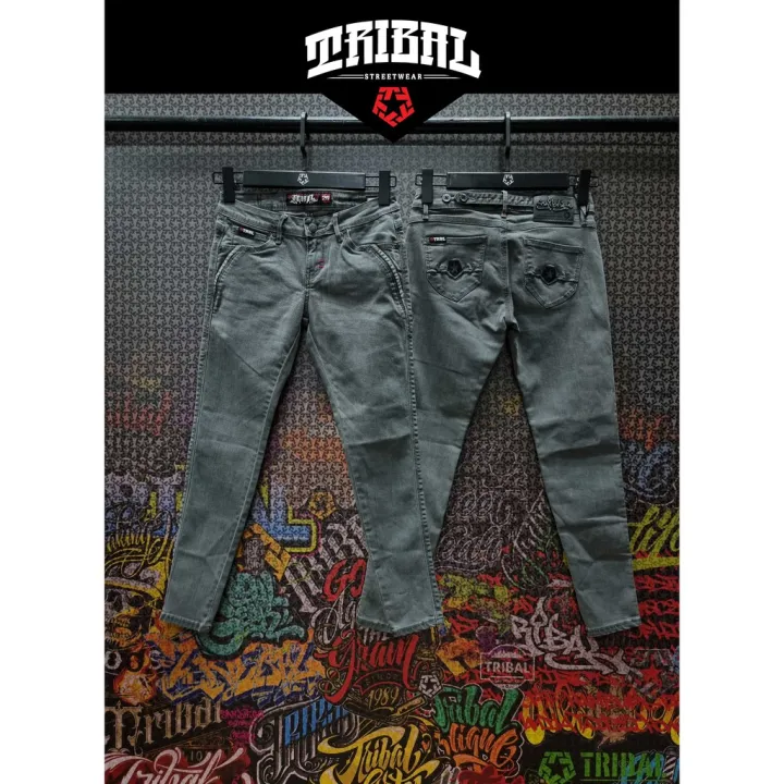 Philippine spot Tribal Ladies' Denim Pants Lazada PH