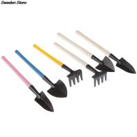 3PCs/Set Three-piece Shovel Rake Planting Tools Combination Home Gardening Tool Set Balcony Home-grown Mini Digging Suits