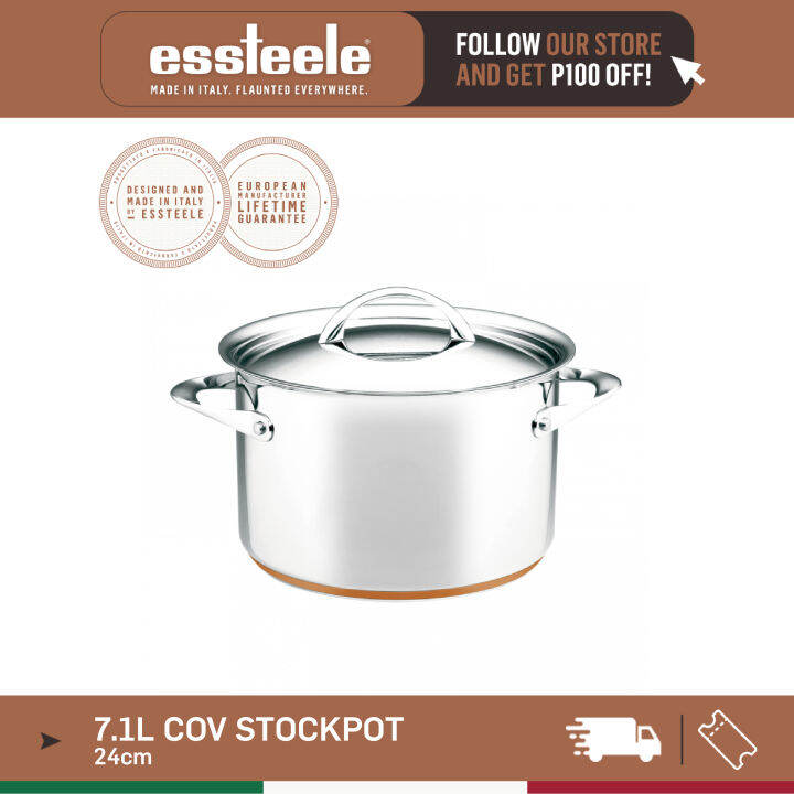 Essteele Stock Pot 24CM / 7.1L Made of the highest quality stainless