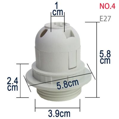 สกรู E14 E27 M10ไฟ Led ปลายขั้วหลอดไฟที่ครอบไฟฟ้าจี้ไฟฟ้าตัวแปลงโป๊ะโคมไฟ220V 110V ส่วนประกอบไฟติดเพดาน LDZ3732