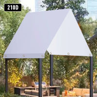 210D420D 52X90นิ้วกลางแจ้ง Swingset Shade สนามเด็กเล่นหลังคา Canopy กันน้ำเปลี่ยน Tarp Sunshade