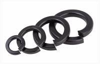 50pcs M10 M12 Black Carbon Steel Spring Washer Split Locking Washers Spring Gasket Screw Gasket