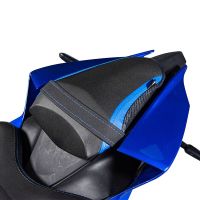 Allotmark Bantal Alas YZF-R1รถจักรยานยนต์ด้านหลังที่นั่งเดี่ยวสำหรับผู้โดยสารหนังสังเคราะห์สำหรับ Yamaha YZF R1 R1M 2015 2016 2017 2018 2019 2020 2021 2022 2023