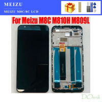 5.45 "สำหรับ Meizu M8C 8C M809L M810H แอลซีดีแผงจอแสดงผลเมทริกซ์โมดูล Pantalla พร้อมอะไหล่ชุดประกอบดิจิไทเซอร์หน้าจอสัมผัส