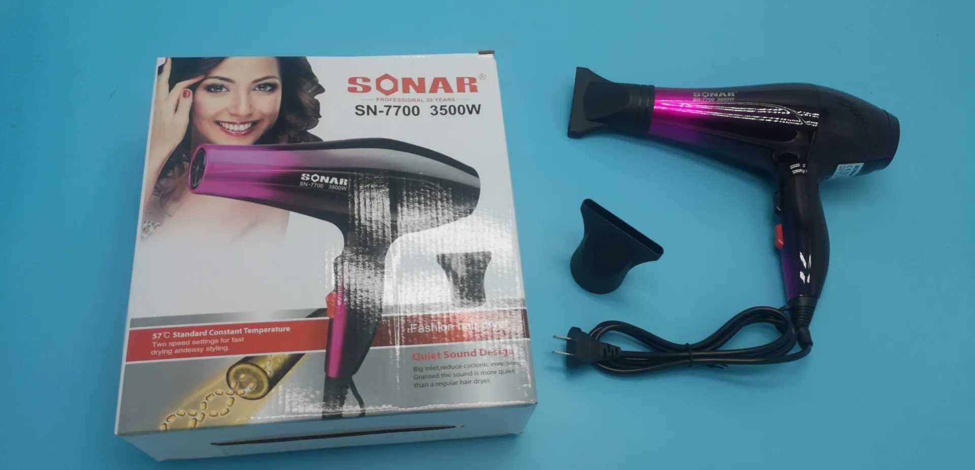 SONAR Hair Dryer Blower Hair Dryer High Power Hair Styler High Power Hair  Style SN-7700 3500W | Lazada PH