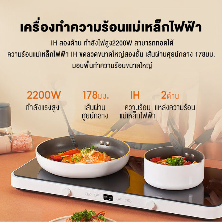 xiaomi-double-induction-cooker-dcl02cm-cooker-เตาไฟฟ้า-เตาแม่เหล็กไฟ-เตาแม่เหล็กไฟฟ้า-เตาไฟฟ้ามินิ-เตาแม่เหล็กไฟา-เตาไฟฟ้าครบชุด