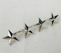 tomwang2012. U. S. US FOUR STARS RANK MINI Metal BADGE PIN INSIGNIA CLASSIC MILITARY GIFT