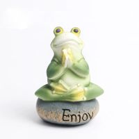 ENJOY Frog Resin Decoration Micro Landscape Flowerpot Mate Arts And Crafts Gift Home Decor Desktop Decoration