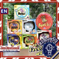 Spot it! Dobble - Waterproof/ Beach/ Camping/ 1,2,3/ Animals/ Animals JR./ 5 Years Anniversary ห่อของขวัญฟรี [บอร์ดเกม Boardgame]