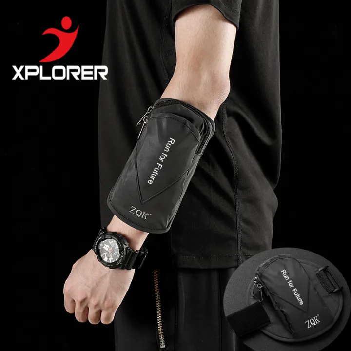 Black Sport Arm Wrist Bag for Running Jogging Cellphone Pack Waterproof Reflective Cellphone Holder