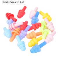 【health】 GOLDEN 10Pairs Waterproof Swimming Silicone Swim Earplugs Soft Anti-Noise Ear Plug PH