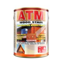 เอทีเอ็ม สีย้อมไม้ ( ATM Wood Stain Decorative Wood Finish ) ขนาดแกลลอน 5 ลิตร