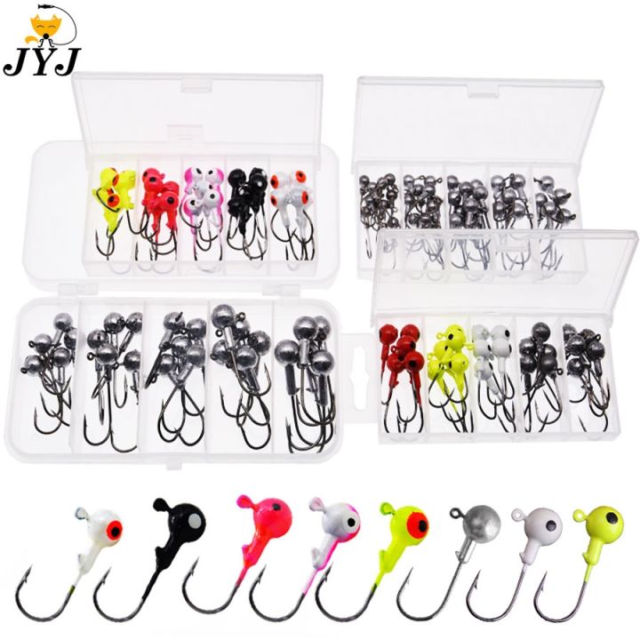 yf-jyj-a-box-1g-1-5g-2g-3g-3-5g-fishing-hook-jig-round-head-with-mix-colors-tackle-for-soft-grub-worm-baits