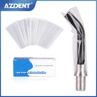 AZDENT 200pcs Sheath Light Stick Cover Plastic LED Curing Light Guide Sleeve