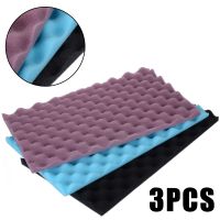 3pcs/set Sponge Pads Aquarium Filter Foam 45x28x2cm for Fish Tank Inlet Pond Flame Retardant Silencing Sponge Black/Purple/Blue Filters Accessories