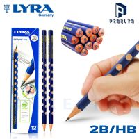 PIXELTH ดินสอหัดจับ ดินสอฝึกเขียน ด้ามสามเหลี่ยม Lyra Groov Slim