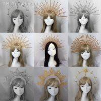 【hot】◘  Diy cosplay anjo aureole forma materiais festival cabelo hoop natal mostra headpiece ano novo traje prop