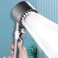 3 Modes Shower Head Adjustable High Pressure Water Saving Shower One-Key Stop Water Massage Shower Head with Filter Element  by Hs2023