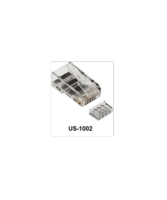 SuperSales - X2 ชิ้น - หัวแลนตัวผู้ ระดับพรีเมี่ยม RJ45 CAT6 (10ชิ้น/แพ็ค) US-1002 ส่งไว อย่ารอช้า -[ร้าน ThanakritStore จำหน่าย ไฟเส้น LED ราคาถูก ]