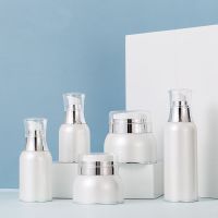 【YF】✢☑◈  1PCS 30g 50g Jar Cans Emulsion Bottle Press Pot Sample Vials Airless Makeup