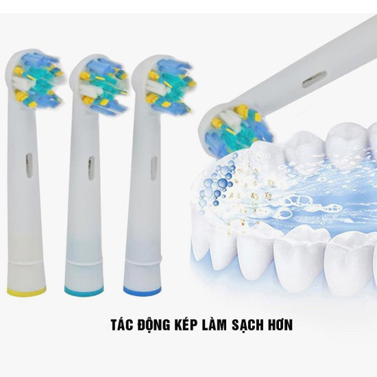 Cho máy oral-b, eb-25a flossaction, bộ 4 đầu bàn chải đánh răng điện - ảnh sản phẩm 5