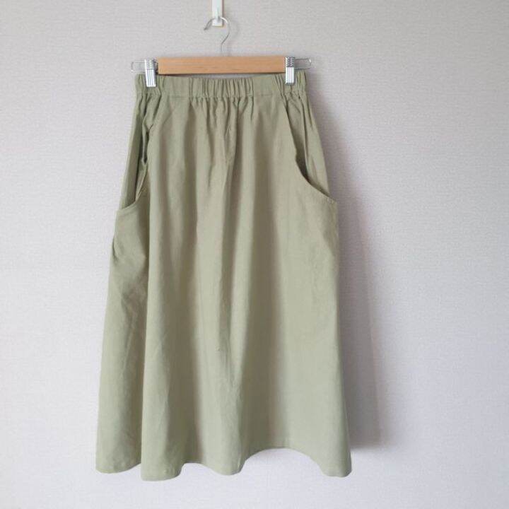 กระโปรงผ้าฝ้ายพื้นเมือง-ใส่สบาย-style-minimal-100-nothern-cotton-skirt