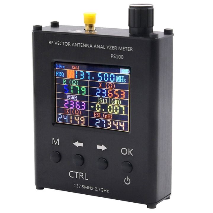 n1201sa-137-5mhz-2-7ghz-uv-rf-antenna-analyzer-swr-meter-tester-with-aluminum-alloy-shell-ps100