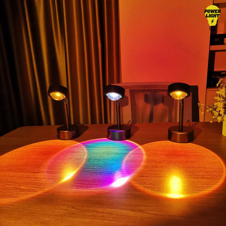 powerlight-โคมไฟถ่ายรูป-โคมไฟพระอาทิตย์-rainbow-sunset-โคมไฟ-led-ไฟตกแต่งห้อง-m87
