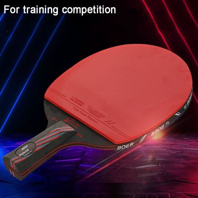 Professional 6 Star Ping Pong Racket Rubber Nano Carbon Table Tennis Bat Sticky Toner Glue Short Long Handle Pingpong Training