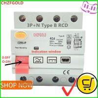 CHZFGOLD 63a 4P ที่เหลือ C63 63amp Mcb เบรกเกอร์ RCCB RCBO F360 MINI OEM ประเภท AB AC-Cailine