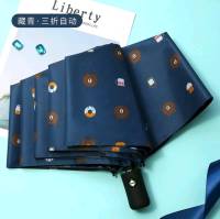 TangthaiSP ร่มกันแดด uv (สีน้ำเงินลายหมี) ร่มพับ ร่ม uv Umbrella ร่มพับขนาดพกพา น้ำหนักเบาพกสบาย ร่มกันฝน ร่มกันแดด ร่มกันUV ร่มกั
