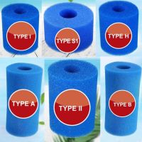 For Intex Type I/II/SI/H/A/B Washable Swimming Pool Filter Sponge Reusable Foam Cleaner Tub Filter Cartridge Garden Accessories