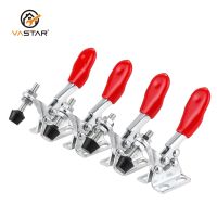 Vastar 4/2pcs Horizontal Toggle Clamp Quick-Release Toggle Clamps Set GH-201A Woodworking Fix Clip Tool for Carpentry Hand Tools