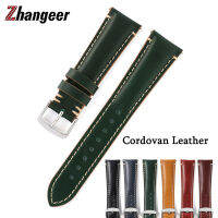 kuiwer Cordovan สายหนังสำหรับ Longines HydroConquest สายสำหรับเปลี่ยนน้ำมันสีสดข้อมือ20Mm 22Mm 24Mm