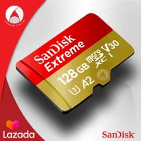 sandisk Micro Sd Card Extreme 128GB A2 รุ่นใหม่ SDXC Class u3 อ่าน 160Mb/S เขียน 90Mb/S (SDSQXA1-128G-GN6MN) ไมโครเอสดีการ์ด แซนดิส เมมโมรี่ ใส่ แท็บเล็ต โทรศัพท์ มือถือ สมาร์ทโฟน Gopro 4, 5, 6 SJCAM ประกัน Lifetime ปี โดย Synnex