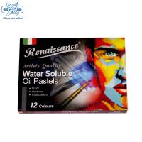 Renaissance เรนาซองซ์ สีชอล์กน้ำมันระบายน้ำ 12 สี