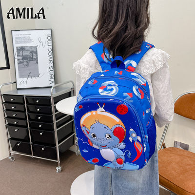 กระเป๋านักเรียนเด็ก AMILA สำหรับโรงเรียนประถมนักเรียนลดภาระของกระเป๋าเป้สะพายหลังโรงเรียนอนุบาลเด็กผู้หญิงวัยหัดเดินใหม่ค้าขายต่างประเทศกระเป๋าเป้สะพายหลังสไตล์ Ins กันน้ำ