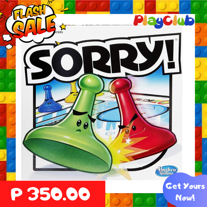  Hasbro Gaming Sorry! Family Board Games for Kids and